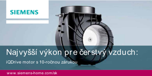 iQdrive - SIEMENS - motor s 10-ročnou zárukou iQdrive - SIEMENS - motor s 10-ročnou zárukou